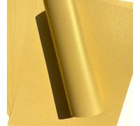 Syntego 10 x A4 Card Mellow Gold Pearlescent Shimmer 285gsm Card Making Crafts