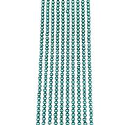Syntego 500 x Self Adhesive Pearls Gems 3mm Mini Flat Backed Round Pearls Beads Strips Embellishments (Teal Green)