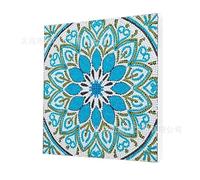 Syntego 5D DIY Mandala Wall Hanging I Crystal Rhinestone Acrylic Decoration Mosaic Frame Kit I Perfect for Door, Wall, Home Decoration, Birthdays & Special Occasions I Easy to Use & Carry
