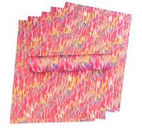 Syntego A4 Glitter Paper Pink, Red, Purple, Yellow and White Colour Mix Sparkly Soft Touch Non Shed 100gsm Pack of 10 Sheets