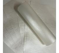 Syntego A4 Premium Imitlin Metallic Pearl White Silk Pearlescent Shimmer Paper: 130gsm -20 Sheets