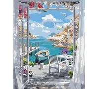 Syntego Diamond Painting Kits for Adults, Scenic Landscape 5D Diamond Art Kit, Nature Wall Decor, Relaxing Craft Kit, Gem Painting