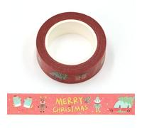 Syntego Merry Christmas Washi Tape Decorative Crafts Masking Tape 15mm x 10m