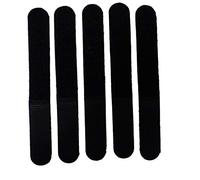 Syntego Reusable Cable Ties Black Fabric Hook and Loop Cable Ties Wrap Fasteners Plain No Text On (20 Pack)