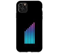 Synth Level Bars Gradient Retro 80s Graphic Case for iPhone 11 Pro Max