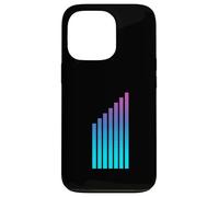 Synth Level Bars Gradient Retro 80s Graphic Case for iPhone 13 Pro