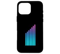 Synth Level Bars Gradient Retro 80s Graphic Case for iPhone 16 Pro Max