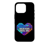 Synth Music Producer Analog Heart Digital Soul Case for iPhone 16 Pro