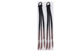 Synthetic 18inch/20inch Boxing Braid Long Hair Ponytail Sweet Cool Dirty Color Fried Dough Twists(PY27-4T)