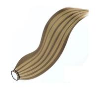 Synthetic 24Inch Ponytail Extensions Black Natural Braided Pony Tail Hairpiece Long Straight Rubber Band Hair For Women For Women(Color8Color8)