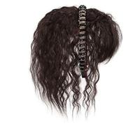 Synthetic Air Bangs Curly Hair Popular Hairpiece French Hair Extension For Women Hair Styling Hairpiece For Daily Use