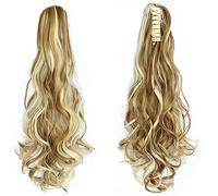 Synthetic Claw Clip On Ponytailtail Hair Extension Wavy Ponytailtail Extension Hair For Women Ponytail Tail Hairpiece Curly SH88 6H86H613