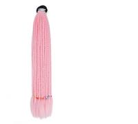 Synthetic Colored Braided Ponytail Hair Extension 60CM Elastic Rubber Band Braiding Ponytail Hair Extensions For Girls-16-24inches