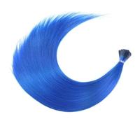 Synthetic Colored I-Tip Feather Hair Extensions10-50Strands/Pack Women's High Temperature Fiber Wig Accessories Solid Color Hair For Party Festival(9,16inches-30PCS)