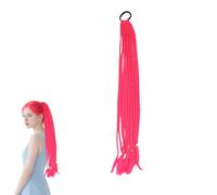 Synthetic Coloured Hair for Braiding Curly Braid Professional Fibre Crochet Braids Hair Extensions Braid Red 2516