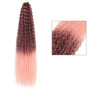 Synthetic Crochet Curl Water Wave Hair Twist Braid Deep Wave Braiding Hair Extension Wavy For Women bug-pnnrk 30inches#1PcsLot