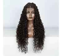 Synthetic Curly Lace Front Wigs For Black Women 30 Inch Brown Blonde Red Lace Wigs Heat Resistant Wig