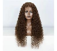 Synthetic Curly Lace Front Wigs For Black Women 30 Inch Brown Blonde Red Lace Wigs Heat Resistant Wig