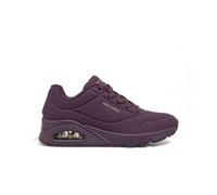 Synthetic Fabric Round Toe Trainers - female - Skechers - Sneakers - Red - 4 UK - Shoes 4 UK