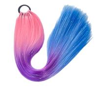 Synthetic Fiber 9 Strands Braided Ponytail Hair Styling Cuffs Braiding Hairband For Theme Event And