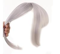 Synthetic Fiber Bangs Hairpiece With Clip For Daily And Party Wear Clip On Hair Extension For Hairstyling French Air Bangs