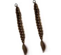 Synthetic Fiber Design Synthetic Bubble Blade Ponytail Hair Topper Need A Clip In A Braided Ponytail Hair Topper Without Tools