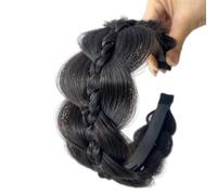 Synthetic Fiber Fishbone Twist Braid Headbands Hair Styling Hairhoop For Fashionable Lookings Quick Hairstyle Headwear