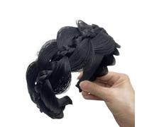 Synthetic Fiber Fishbone Twist Braid Headbands Hair Styling Hairhoop For Fashionable Lookings Quick Hairstyle Headwear