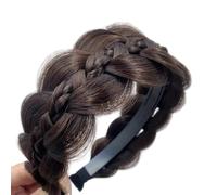 Synthetic Fiber Fishbone Twist Braid Headbands Hair Styling Hairhoop For Fashionable Lookings Quick Hairstyle Headwear