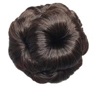 Synthetic Fiber Flower Bun Hairpiece Hair Claw Clip For Women With Natural Lookings For Quick Styling Bun Hairpiece Claw