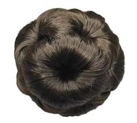 Synthetic Fiber Flower Bun Hairpiece Hair Claw Clip For Women With Natural Lookings For Quick Styling Bun Hairpiece Claw