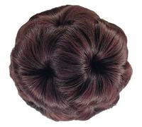 Synthetic Fiber Flower Bun Hairpiece Hair Claw Clip For Women With Natural Lookings For Quick Styling Bun Hairpiece Claw