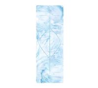 Synthetic Fiber & Rubber Base Yoga Mat Lightweight Exercise Yoga Mat Foldable Pilates Mat 1mm Thick For Home & Gym