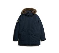 Synthetic fur parka Superdry Everest Blue L