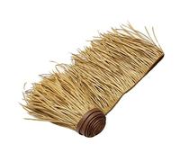 Synthetic Grass Thatch Runner Roll Plant Artificial Mexican Palm Thatch Runner, Weatherproof So Have 10 Year Life, For Tiki Bar Garden Patio Gazebos Wall Decoration(Yellow d,0.5x30m/1.64X98.4ft)