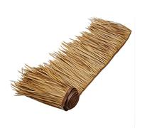Synthetic Grass Thatch Runner Roll Plant Artificial Mexican Palm Thatch Runner, Weatherproof So Have 10 Year Life, For Tiki Bar Garden Patio Gazebos Wall Decoration(Yellow f,0.5x10m/1.64X32.8ft)