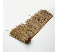 Synthetic Grass Thatch Runner Roll Plant Artificial Mexican Palm Thatch Runner, Weatherproof So Have 10 Year Life, For Tiki Bar Garden Patio Gazebos Wall Decoration(Yellow e,0.5x20m/1.64X65.6ft)