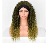 Synthetic Headband Wig Women's Wig Mixed Ombre Blonde Curly Wigs Daily Party Cosplay Wig Heat Hair