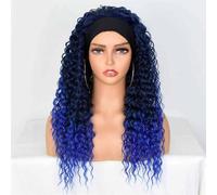 Synthetic Headband Wig Women's Wig Mixed Ombre Blonde Curly Wigs Daily Party Cosplay Wig Heat Hair
