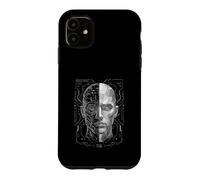 Synthetic Interface Half Human Half Machine HUD Core Art Case for iPhone 11