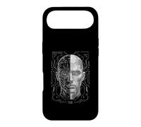 Synthetic Interface Half Human Half Machine HUD Core Art Case for iPhone Air