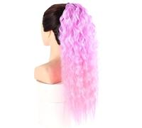 Synthetic Kinky Curly Hair Ponytails Cosplay Hairpiece Ribbon Drawstring Ponytail Extensions(2403AT2311)