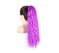 Synthetic Kinky Curly Hair Ponytails Cosplay Hairpiece Ribbon Drawstring Ponytail Extensions(51P)