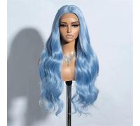 Synthetic Lace Front Wig Long Wavy 30" Body Wavy Middle Part Lace Wigs For Women Blonde Red Blue Brown Wig
