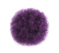 Synthetic Large Afro Puff Drawstring Ponytail - Kinky Curly Bun Hairpiece for Black Women(Purple)