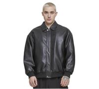 Urban Classics Synthetic Leather Jacket Black 4XL Men