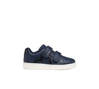 Synthetic Leather Look Trainers for Girls Geox Eclyper Bleu 33