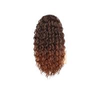 Synthetic long Drawstring Ponytail Extension for Women Afro Curly Fluffy Ponytail Hairpieces Daily Use(T1B-30)