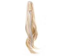 Synthetic Long Wavy Curly Claw Clip In Ponytail Hair Extensions Hairpiece 15H 20 Inch