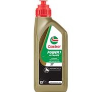 Synthetic Lubricating Oil For 2T Motorcycle Engines Power 1 Racing 1L CASTROL